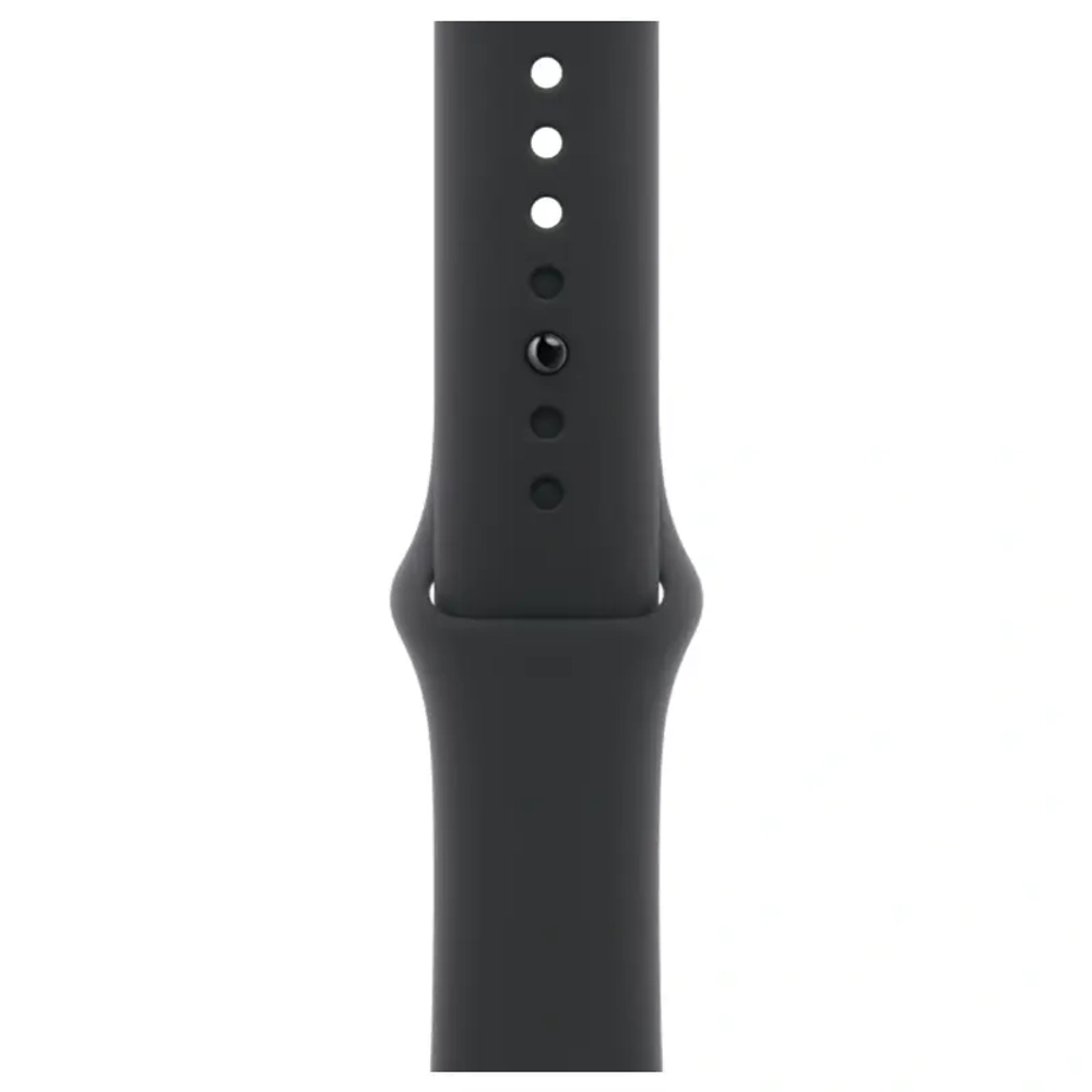 Умные часы Apple Watch Series 11, 46 мм, алюминий цвета «Jet Black», спортивный ремешок "Black", M/L (MEUX4)