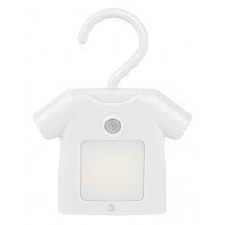 Ночник - светильник светодиодный ЭРА NLED-486-1W-MS-W на батарейках с датчиком движения белый