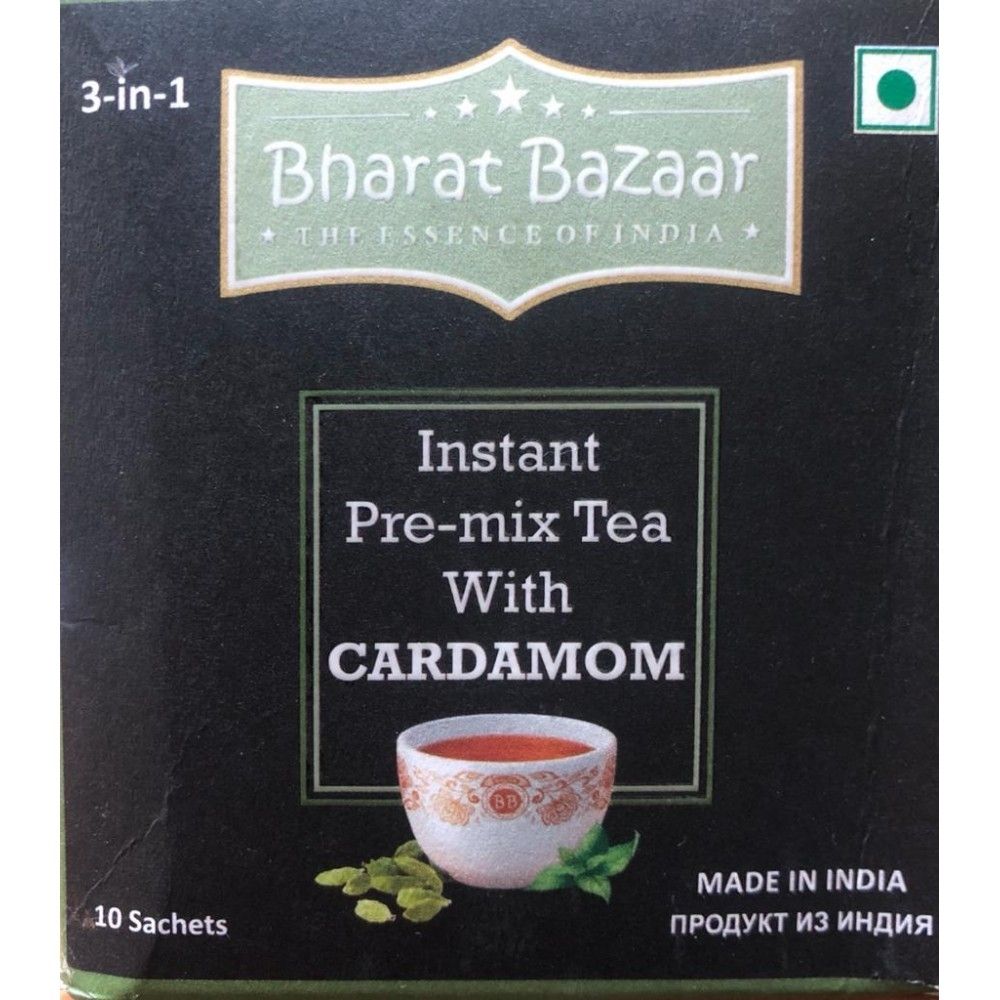 Чай растворимый с кардамоном Bharat Bazaar Cardamom Tea 10 саше, 2 упаковки