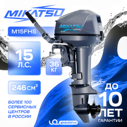 2х-тактный лодочный мотор MIKATSU M15FHS (new 2025)