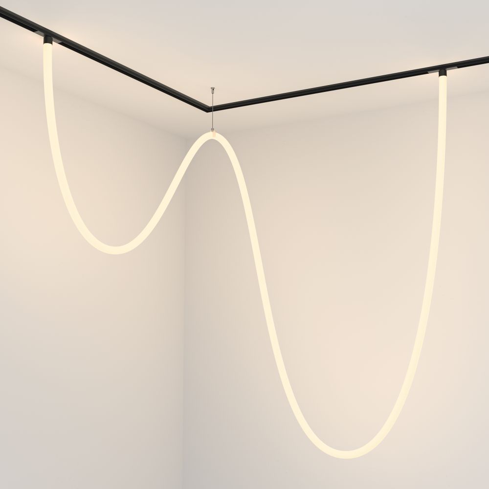 Трековый магнитный светодиодный светильник Maytoni Exility TR101-2-100W3K-B