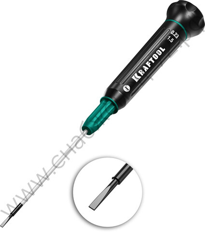 KRAFTOOL Precision SL1.5, Отвертка для точных работ (25681-1.5)
