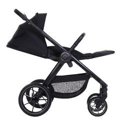 Детская коляска 3 в 1 Espiro Yoga 2025 и автокресло Pi Black 111 calm evening voice of nature/Чёрный (Black 110)