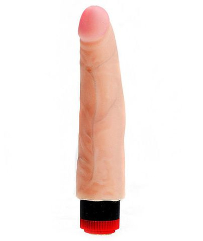 Art-Style №4 – реалистичный вибратор из неоскина со встроенным пультом, телесный, 21 см