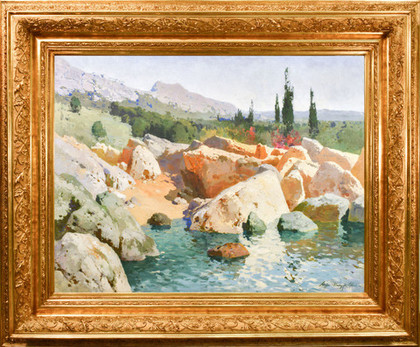 Шильдер Андрей Николаевич (1861-1919). Скалистый берег, 1916.