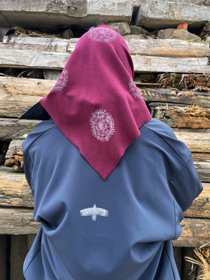 Платок Лопух цветущий