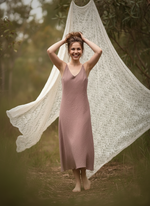 Платье Комбинация цвета латте