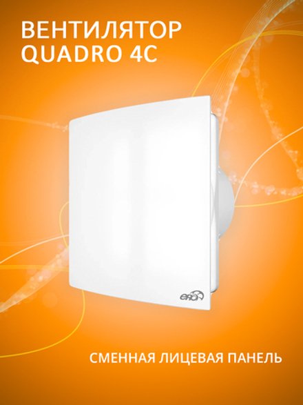 Вентилятор 100 ERA Quadro 4C D100 осевой с обратным клапаном title=