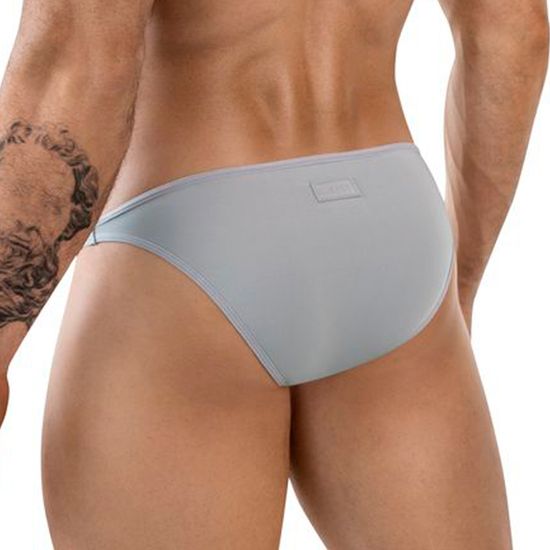 Мужские трусы слипы серые Clever Moda OOMPH BRIEF 186512