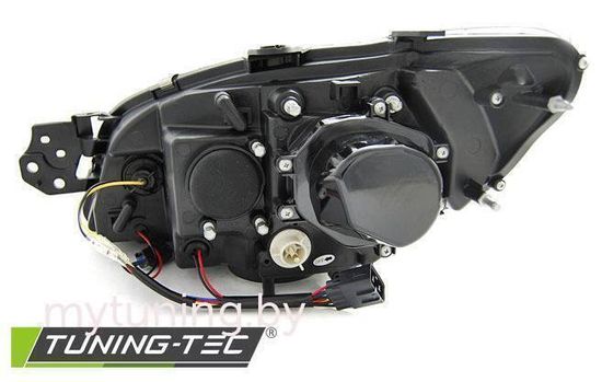Передние фары tube light black hid для Subaru Impreza II GD 06-07