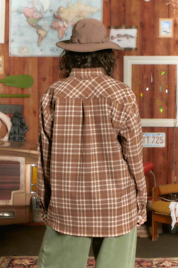 Рубашка Human Flannel Brown - фото 2