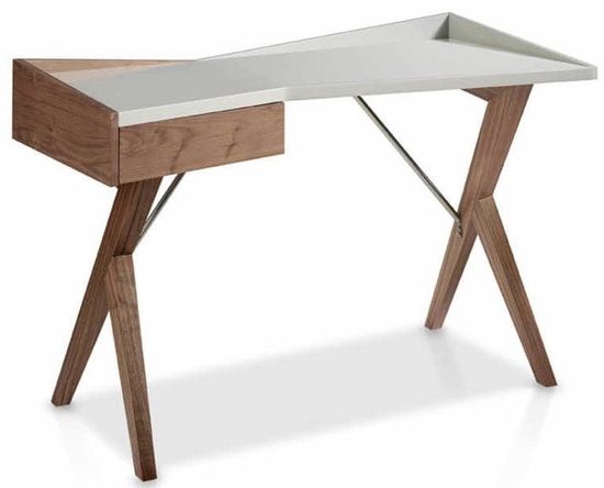 Стол Comodidad орех / жемчужный лак W1010OT /3018 Ral 7035 Испания 