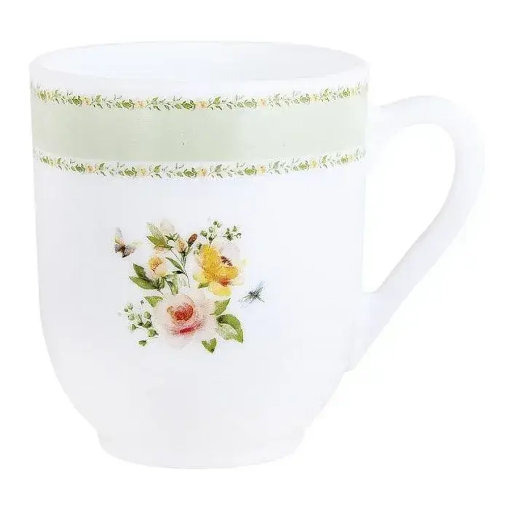 Кружка 340мл Secret garden green