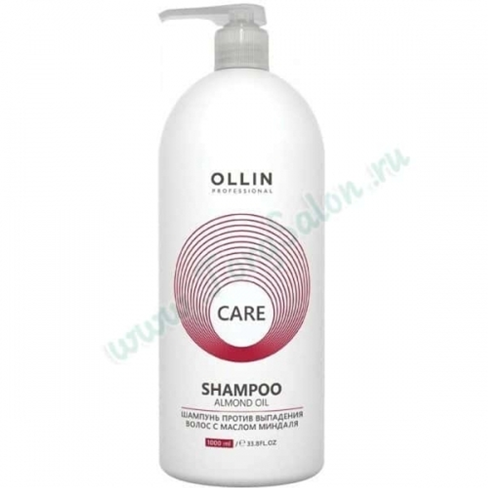 Шампунь против выпадения волос с маслом миндаля, «Almond Oil Shampoo», Care, Ollin, 1000 мл.