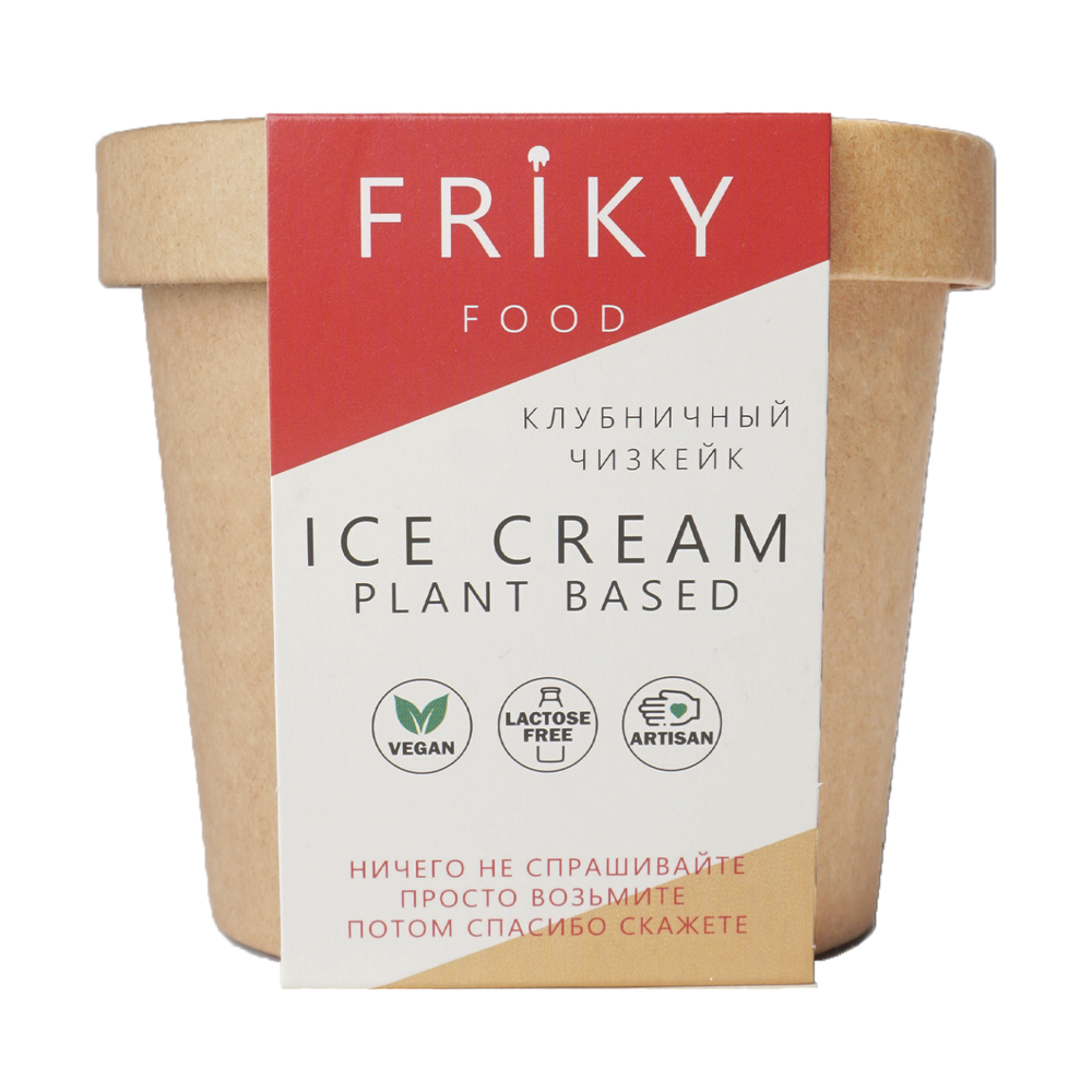 Мороженое Клубничный чизкейк Friky, 230 г