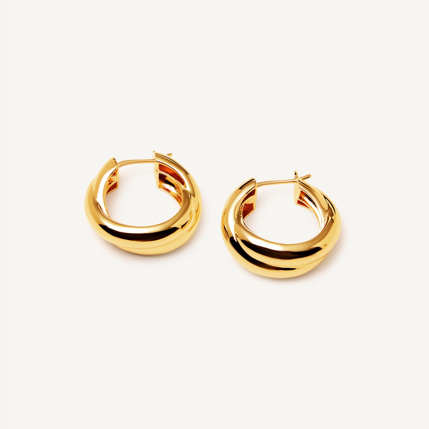 Серьги Orbit Intercept Earrings - Gold