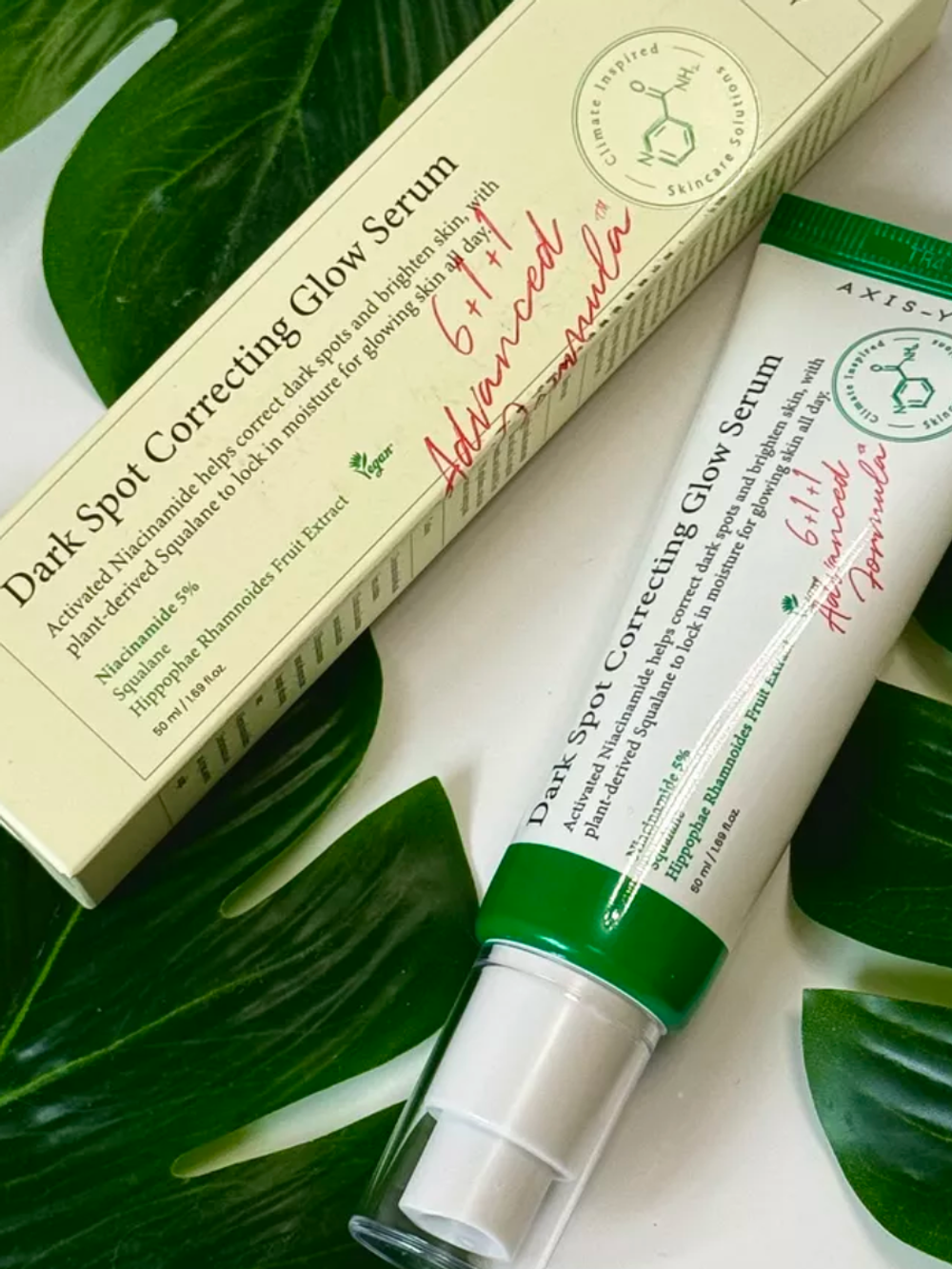 AXIS-Y Dark Spot Correcting Glow Serum Сыворотка для коррекции пигментации и постакне