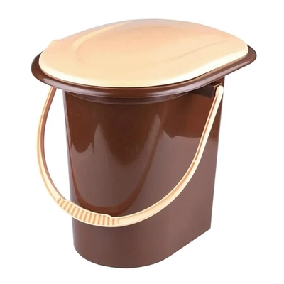 Ведро-туалет 17л. (коричневый)