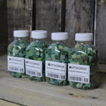 Смальта колотая зеленого цвета