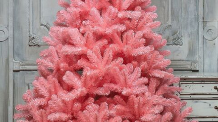 Ель искусственная розовая «Фламинго» высота от 1,2 м до 3 м