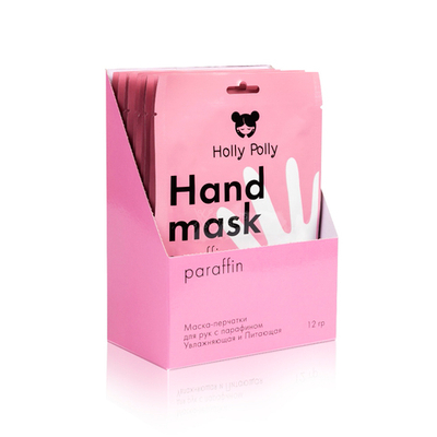Holly Polly Маска-перчатки для рук c парафином, увлажняющая и питающая