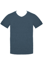 Мужская хлопковая футболка с V-образным вырезом горловины (Размер: M) (Цвет: черный)