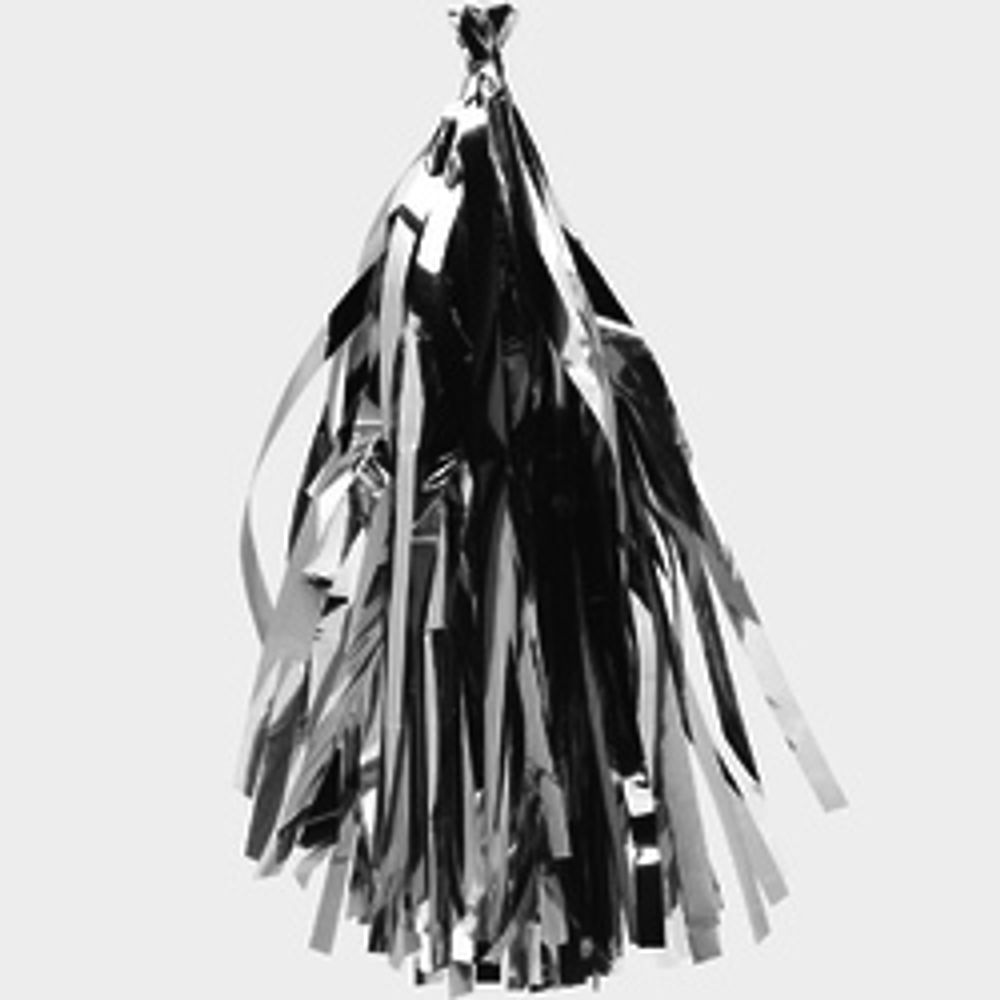 Гирлянда Тассел, Серебро, Металлик, 35*12 см, 12 листов.