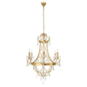 Подвесная люстра 6*Е14 10430/6 золото/прозрачный Foil LOFT IT