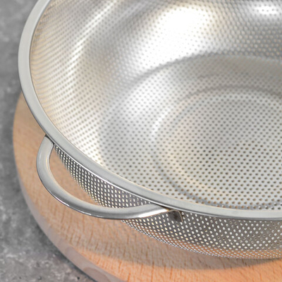 Дуршлаг 25см нерж с ручками MB 40517