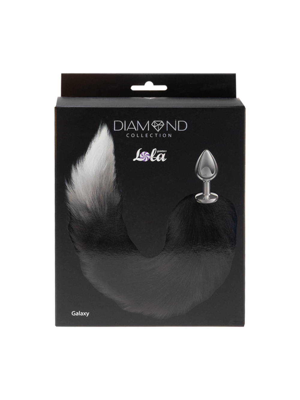 Diamond Galaxy Black - Анальная Пробка с Хвостом