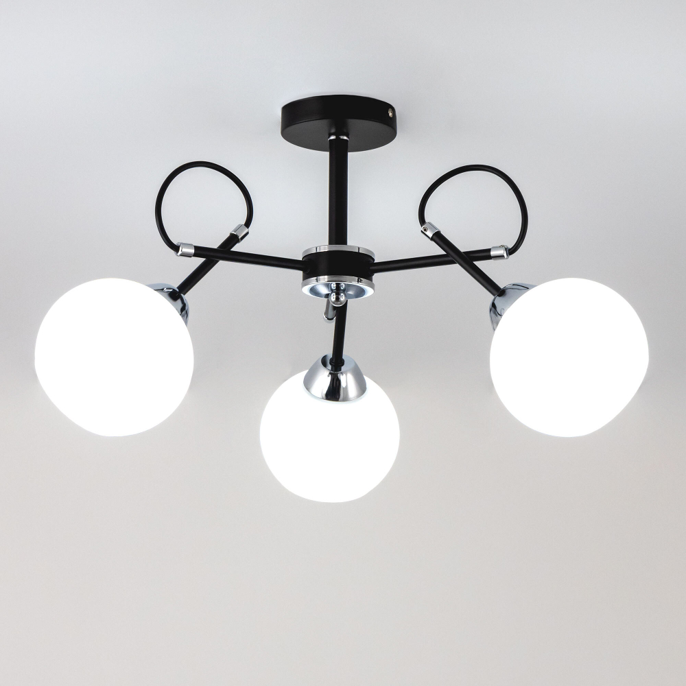 Citilux Стивен CL141231 Люстра потолочная Чёрная