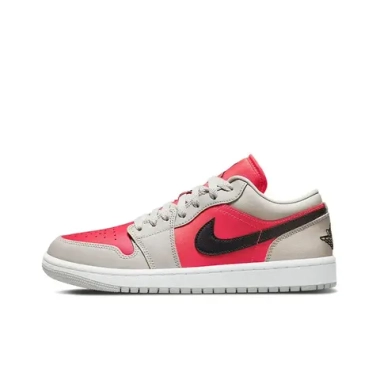 Женские кроссовки Air Jordan 1 Low 'Light Iron Ore Siren Red' DC0774-060