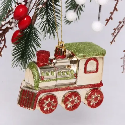 Ёлочная игрушка «Сказочное путешествие» 9,5*2*10,5 см, шампань