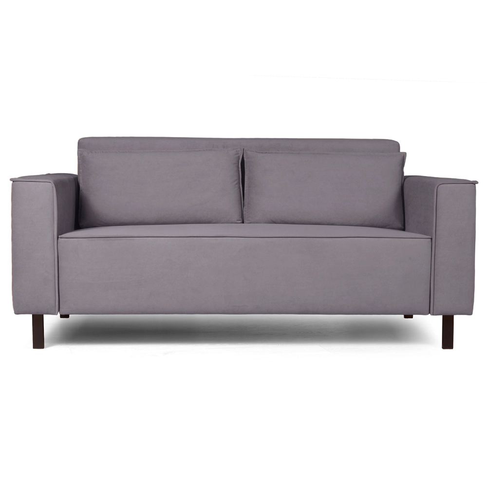 Club диван-кровать прямой, велюр Frost Shark