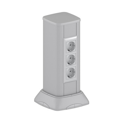 Миниколонна алюминиевая 0,35 м, цвет темно-серебристый металлик