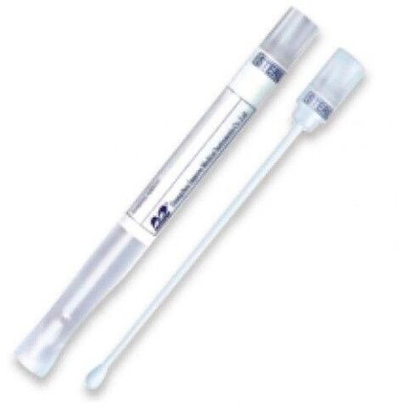Тупфер для взятия мазков, пластик, вискоза, б/среды, стерильный, в пробирке, 100 шт