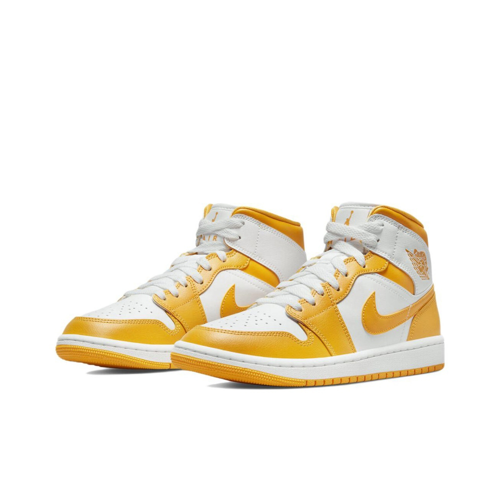 Кроссовки Air Jordan 1 Mid University Gold, BQ6472-117