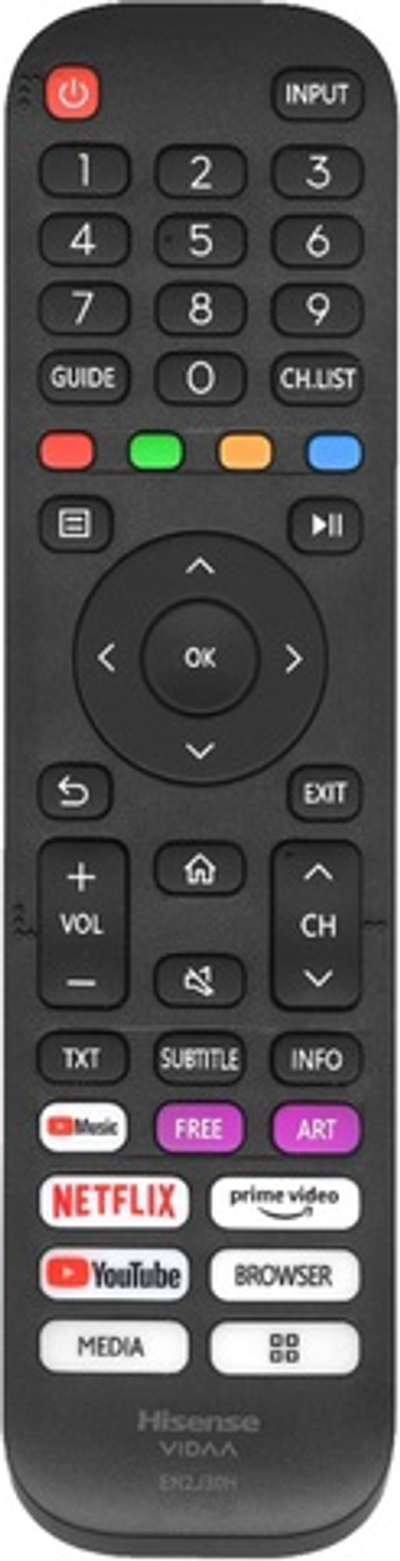 Пульт HISENSE EN2J30H (EN2F30H, EN2F30D) VIDAA для телевизоров HISENSE / DEXP