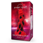 Фаллоимитатор с присоской Magic Hero красный 20 см