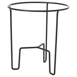 IKEA SVARTPEPPAR  (ИКЕА СВАРТПЕППАР)  -  Подставка для цветочного горшка, внутренняя/наружная, черная, 21 см