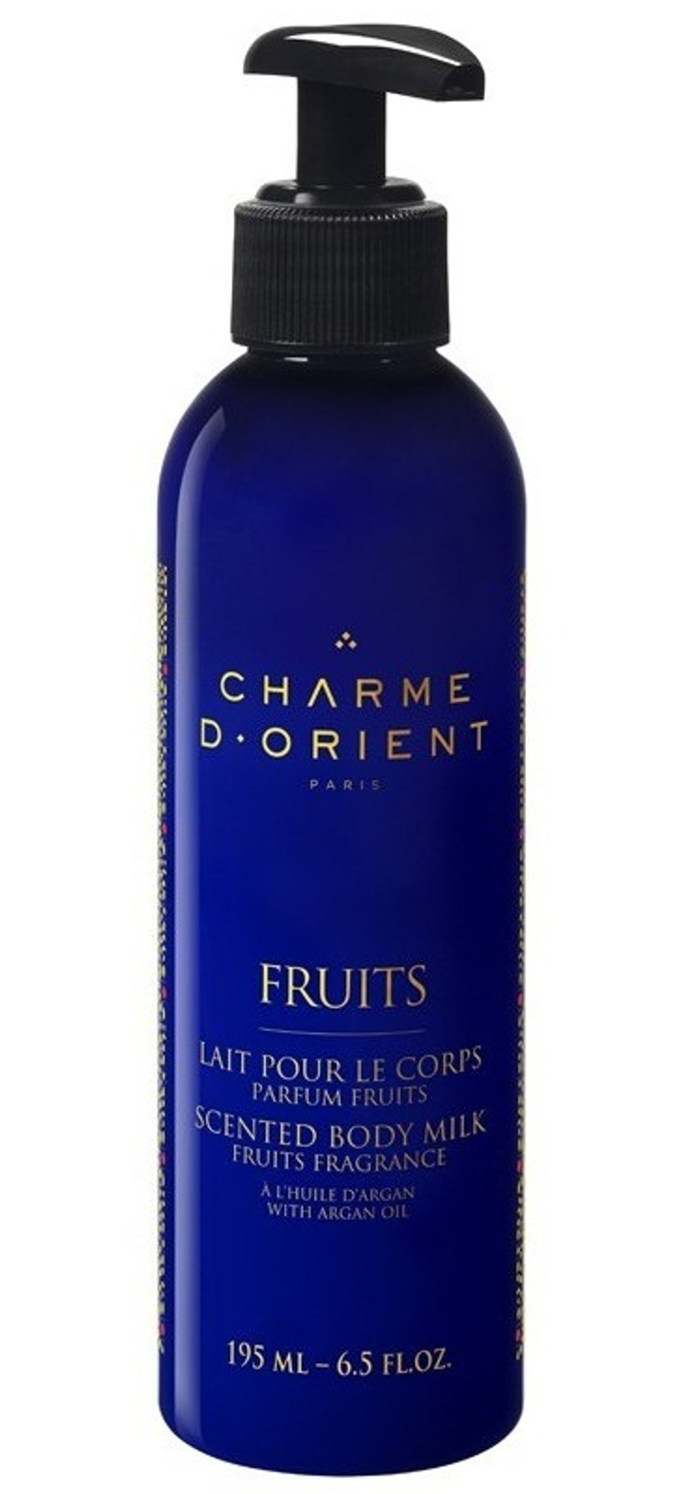 CHARME D'ORIENT Молочко для тела c фруктовым ароматом  Lait pour le corps parfum Fruits  Scented body milk (Шарм ди Ориент) 195 мл