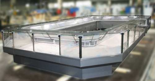 Холодильная витрина CARBOMA ATRIUM 2 GC120 VV-6 динамика (внутренний угол 90)