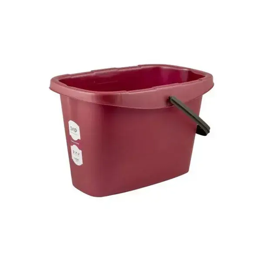Ведро прямоугольное Step 13л бордо (комплект 14 шт)