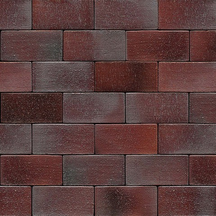 Клинкерная брусчатка Westerwaelder Klinker PK810 Violettblau geflammt, 200x100x40 мм