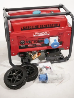 Генератор бензиновый электрический Powerac PR13700H2E-ATS (11кВт, 220В, 18л.с., АВТОЗАПУСК)