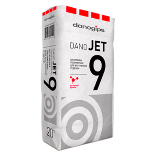 Шпатлевка для внутренних работ полимерная Dano Jet 9 20 кг