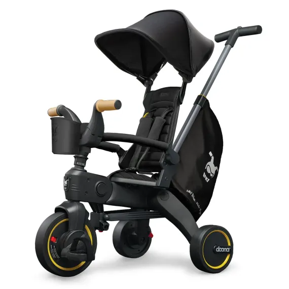 Складной трехколесный велосипед Doona Liki Trike S5, Nitro Black