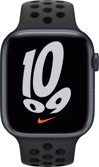 Apple Watch Nike Series 7, 41 мм, корпус из алюминия цвета «тёмная ночь»