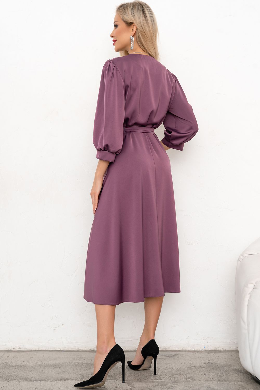 Платье Аскания (сливовый)-52р-р Р11-1203/3 Nikol