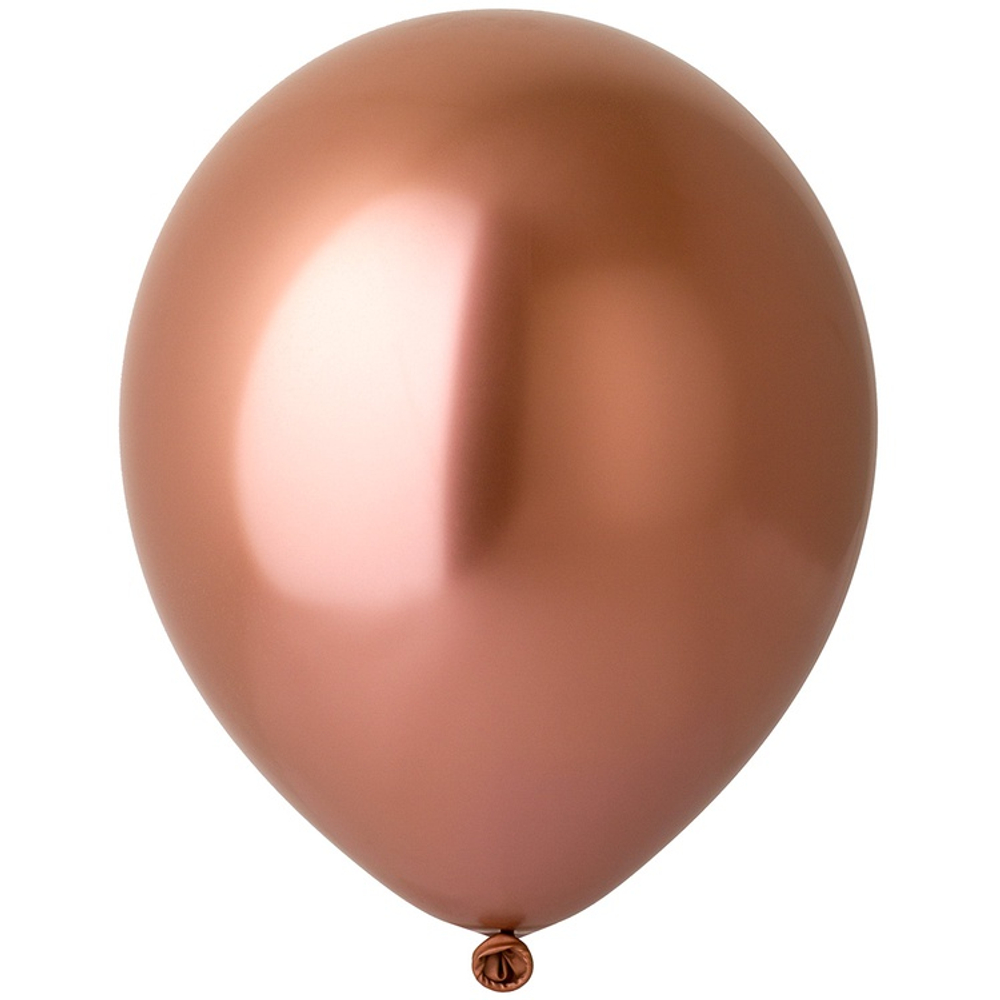 Шар латексный Хром 30 см (Розовый)